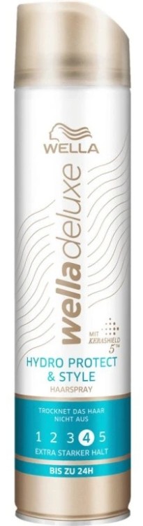 Wella Deluxe lak 250ml Hydro Protect a Style 4