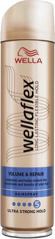 Wellaflex lak Volume a repair 5/250ml - Péče o tělo Vlasová kosmetika Laky, gely a pěnová tužidla na vlasy