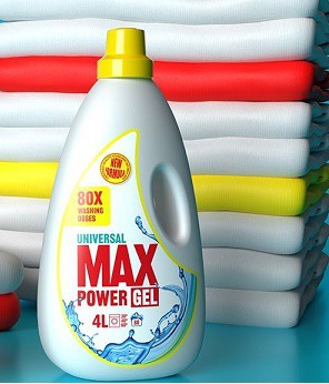 Max power gel na praní 80dáv/ 4l Univers - Prací prostředky Prací gely, tablety a mýdla