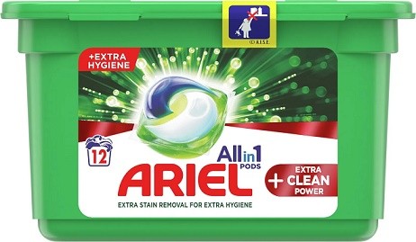 Ariel pods Allin1 12 ks + Extra Clean Po Ariel pods Allin1 12 ks + Extra Clean Po - Drogerie Prací prostředky Kapsle