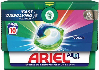 Ariel kapsle 10ks Color - Prací prostředky Prací prášky