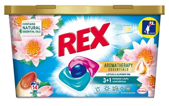 Rex Power Caps 14ks LotusUni - Prací prostředky Prací gely, tablety a mýdla