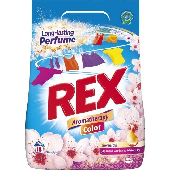 Rex 18 dávek/1.17kg Jap. zahrada color - Prací prostředky Prací gely, tablety a mýdla