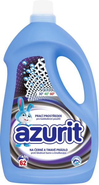 Azurit gel 62d/2480ml Black - Prací prostředky Prací gely, tablety a mýdla