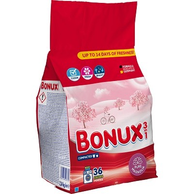 Bonux 36 dávek/ 2.34kg Compact Magnolia - Drogerie Prací prostředky Prací prášky do 20 dávek