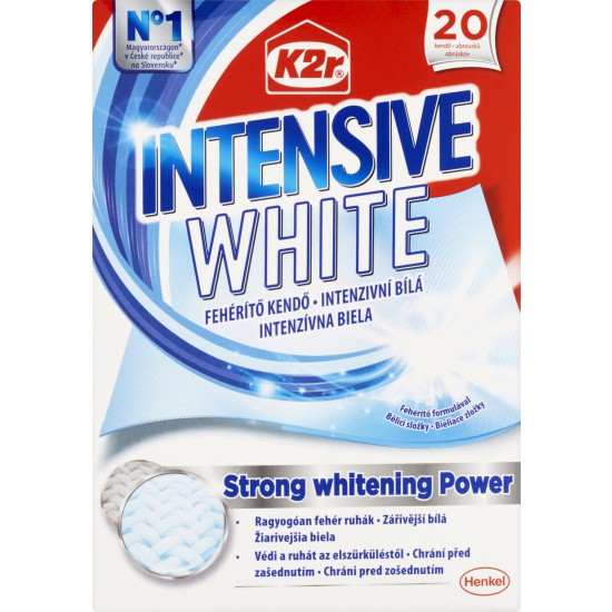 K2R Intesive White /intensivní bílá 20ks - Prací prostředky Ostatní