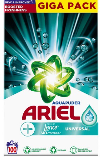 Ariel Uni Lenor prášek 100dáv/ 6,5kg - Prací prostředky Prací prášky