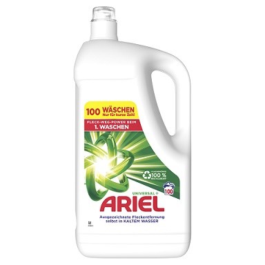 Ariel gel 100dávek/5l Universal+ - Drogerie Prací prostředky Prací gely nad 50 dávek