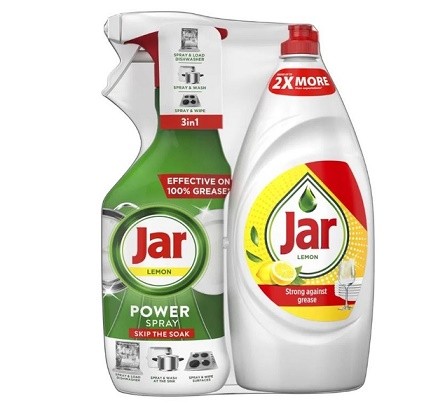 Jar Power spray 500ml+Jar900ml citron DUOPACK