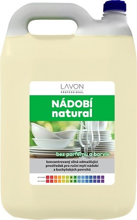 Lavon na nádobí profesionální natural 5l - Drogerie Kuchyň Ruční mytí velké