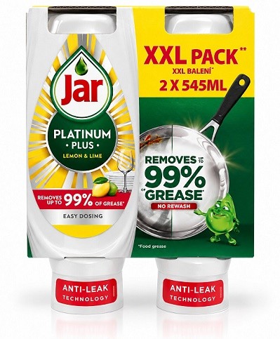 Jar 2x545ml Platinum Plus Lemon DuoPack