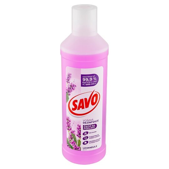 Savo Bez chloru podlahy 1l Levandule - Čistící a mycí prostředky Saponáty Saponáty na podlahu a univerzální