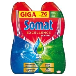 Somat Exellence duo gel 2x684ml/76dávek - Drogerie Kuchyň Myčka tablety a prášek
