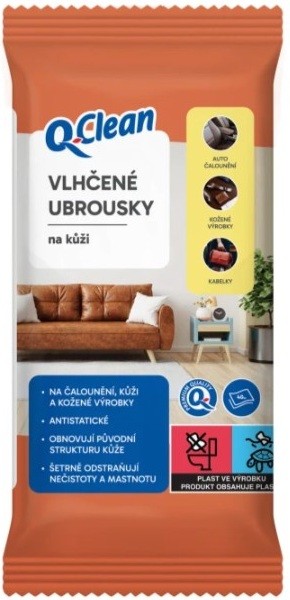 Vlhčené ubrousky 40ks na kůži