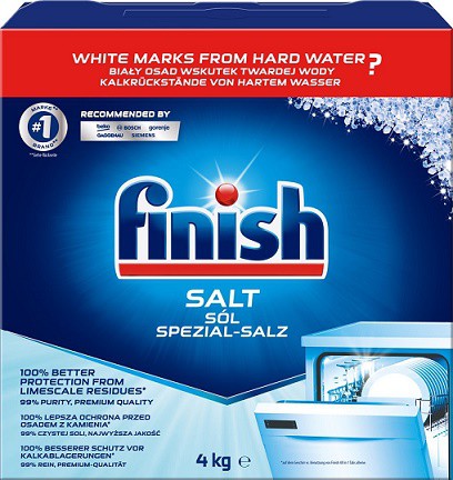 Finish sůl do myčky 4kg - Čistící a mycí prostředky Přípravky do myček na nádobí Ostatní přípravky do myček