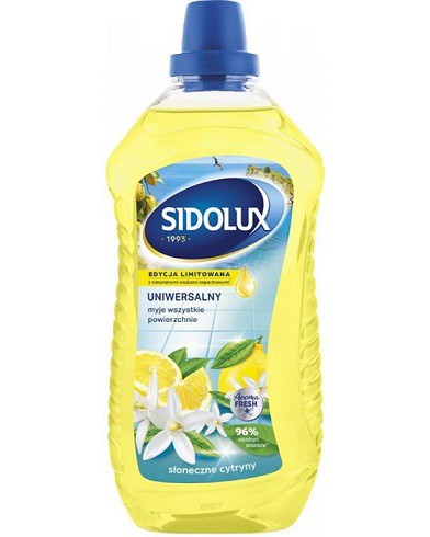 Sidolux Uni 1l Citron na podlahy - Čistící a mycí prostředky Saponáty Saponáty na podlahu a univerzální