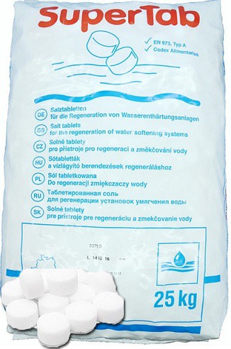 Sůl tabletová 25kg ML - Chemické výrobky Posypová sůl