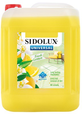 Sidolux Uni 5l Citron - Čistící a mycí prostředky Saponáty Saponáty na podlahu a univerzální
