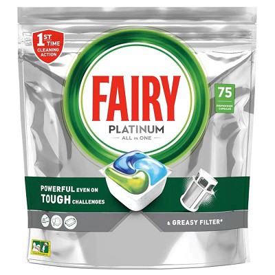 Fairy kapsle do myčky 75ks All in One Pl - Čistící a mycí prostředky Přípravky do myček na nádobí Mycí prostředky