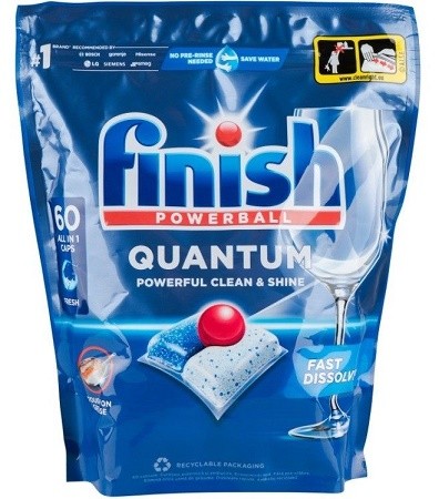 FINISH TABLETY QUANTUM FRESH 60 KS - Drogerie Kuchyň Myčka tablety a&nbsp;prášek