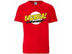 Tričko Pánské - Big Bang Theory - vel.BAZINGA LGS|ČERVENÉ|VELIKOST 2XL