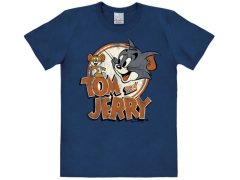 Tričko Pánské - Tom And Jerry - vel.LOGO|MODRÉ|VELIKOST 2XL