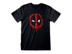 Tričko Pánské - Marvel - Deadpool - vel.SPLAT LOGO HR|ČERNÉ|VELIKOST S