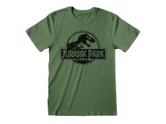 Tričko Pánské - Jurassic Park - vel.MONO LOGO|ZELENÉ|VELIKOST L