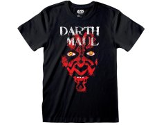 Tričko Pánské - Star Wars - vel.DARTH MAUL FACE|ČERNÉ|VELIKOST 2XL