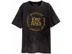 Tričko Pánské - Lord Of The Rings - vel.GOLD FOIL LOGO|ČERNÉ|VELIKOST S