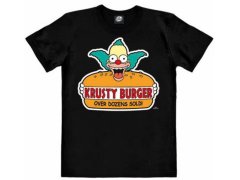 Tričko Pánské - The Simpsons - vel.KRUSTY|EASY FIT|ČERNÉ|VELIKOST M