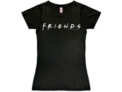 Tričko Dámské - Friends - vel.LOGO|ČERNÉ|VELIKOST M