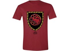 Tričko Pánské - House Of The Dragon - vel.DRAGON SHIELD|ČERVENÉ|VELIKOST XL