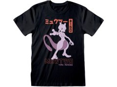 Tričko Pánské - Pokémon - vel.MEWTWO|ČERNÉ|VELIKOST XL