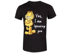 Tričko Pánské - Garfield - vel.IGNORING YOU|ČERNÉ|VELIKOST XL