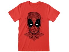 Tričko Pánské - Marvel - Deadpool - vel.TATTOO STYLE|ČERVENÉ|VELIKOST 2XL