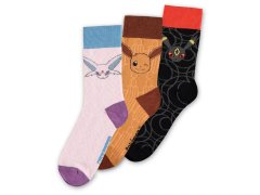 Ponožky Pánské - Set 3 Párů - Pokémon - vel.EEVEE EVOLUTION|VELIKOST EU 43-46