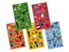 Nálepky Set 5 Listů - Minecraft