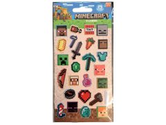 Samolepky - Pěnové - 25 Kusů - Minecraft 7254401