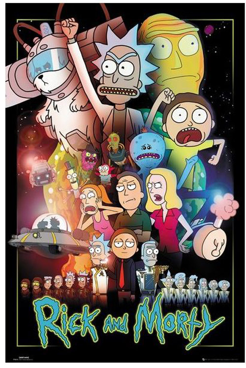 Plakát 61 X 91,5 Cm - Rick And Morty - Rick And Morty