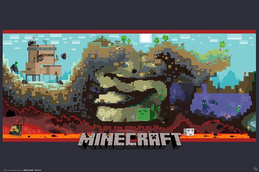 Plakát 61 X 91,5 Cm - Minecraft - Minecraft