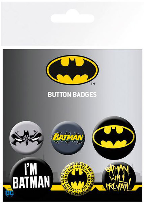 Placky - Odznaky - Set 6 Kusů - Batman