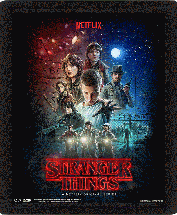 Obrázek 3d - 26 X 20 Cm - Netflix - Stranger Things