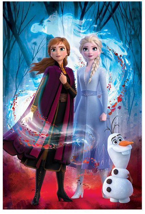 Plakát 61 X 91,5 Cm - Disney - Frozen - Ledové Království 2