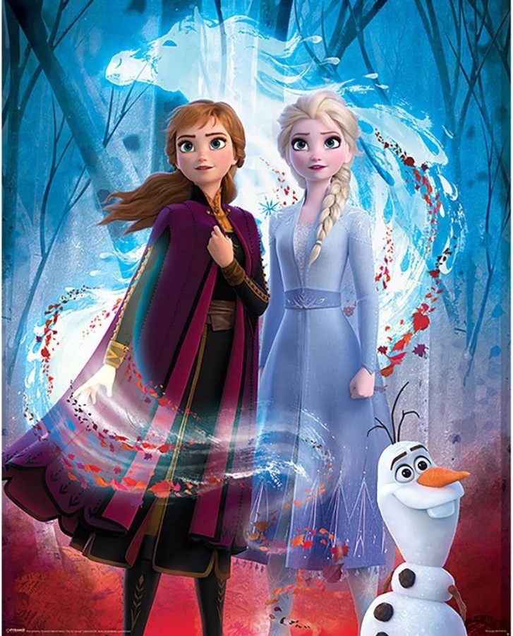 Plakát 40 X 50 Cm - Disney - Frozen II - Frozen - Ledové Království 2