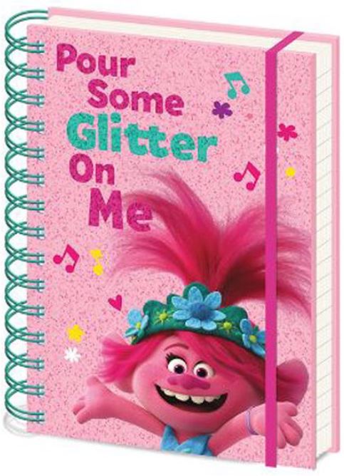 Blok - Zápisník A5 - Kroužková Vazba - Trolls