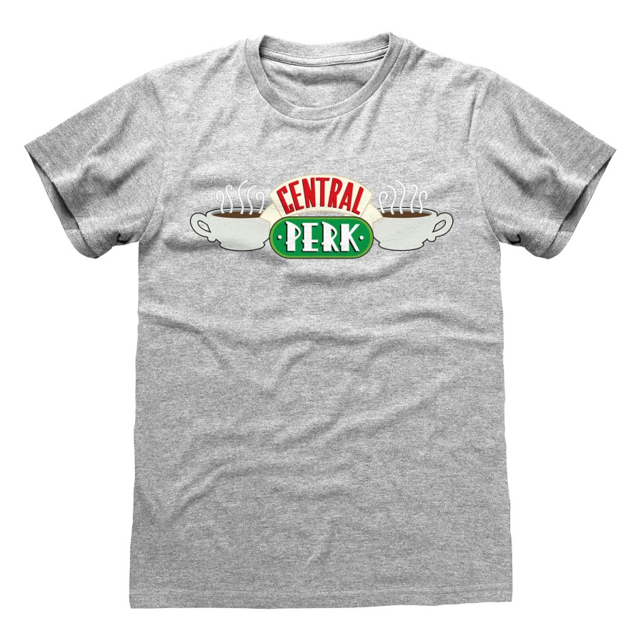 Tričko Unisex - Friends - vel.CENTRAL PERK|ŠEDÉ|VELIKOST M - Přátelé