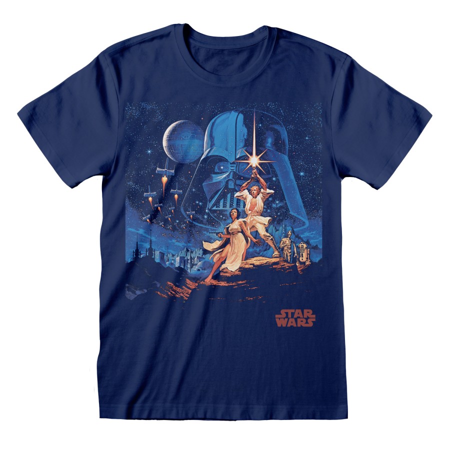 Tričko Pánské - Star Wars - 2XL - Star Wars Iv