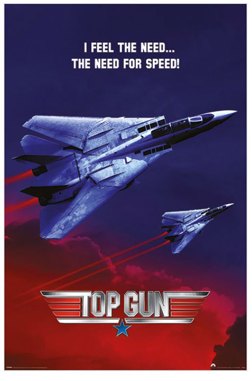 Plakát 61 X 91,5 Cm|top Gun - Film, PC a hry