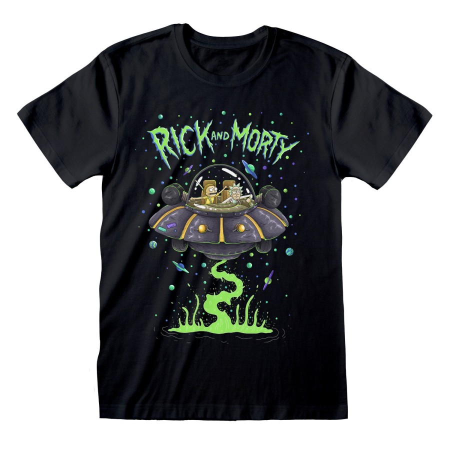 Tričko Pánské - Rick And Morty - vel.SPACE CRUISER|ČERNÉ|VELIKOST 2XL - Rick And Morty
